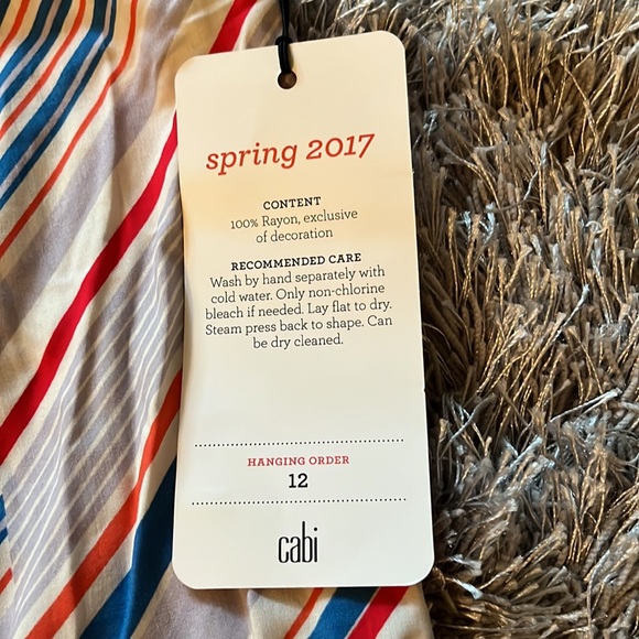 NWT Small Cabi “All Aboard” Tassel Tank #10094 - Picture 5 of 6